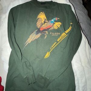 Filson Dark Green Crew Neck Shirt